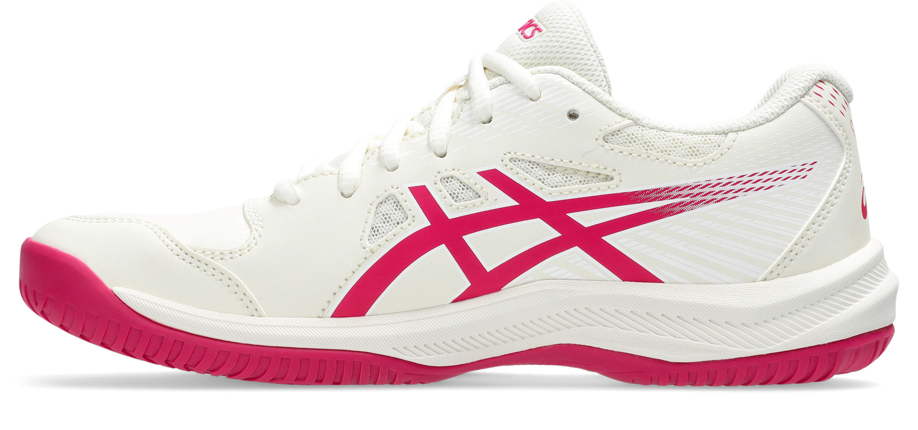 Asics Court Slide 4 Damen Tennisschuhe Sneaker weiß/rosa