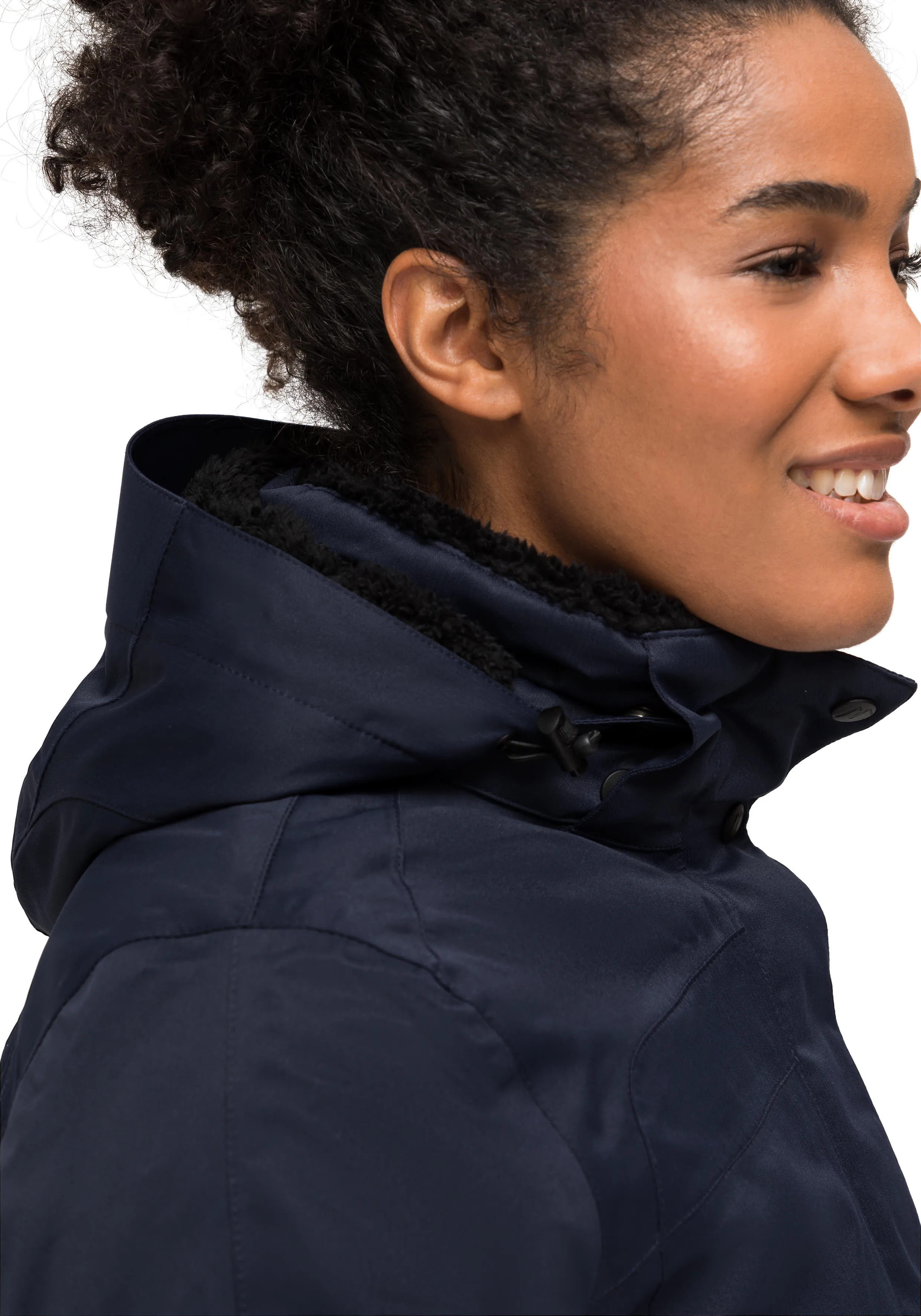 Maier Sports Lisa 2.1 Damen Mantel Freizeitmantel blau