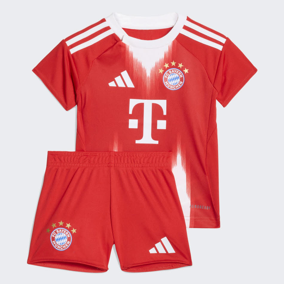 adidas FC Bayern München 25/26 Baby Heimtrikot mit Hose rot/weiß