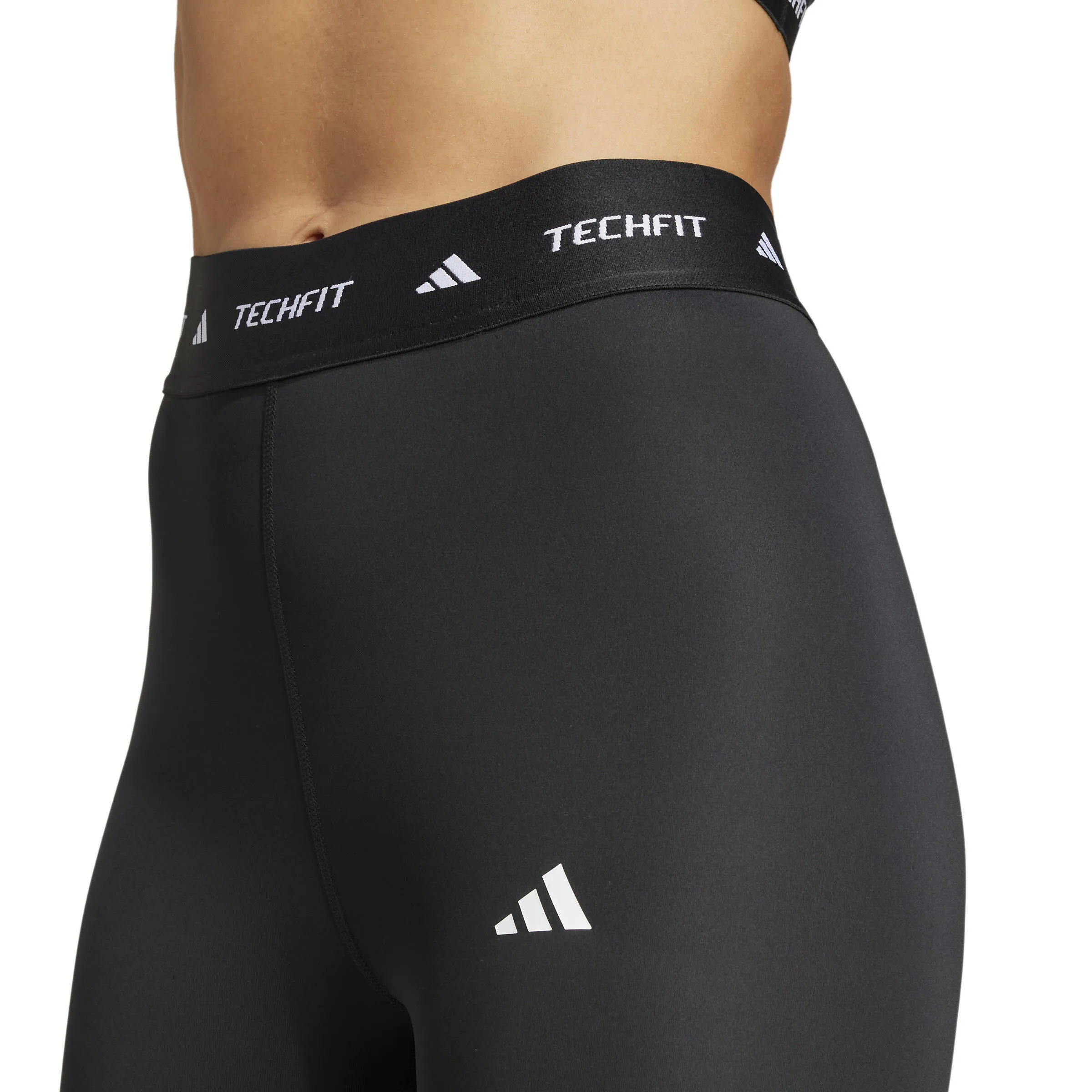 adidas TECHFIT 7/8-Leggings Sportleggings Damen schwarz