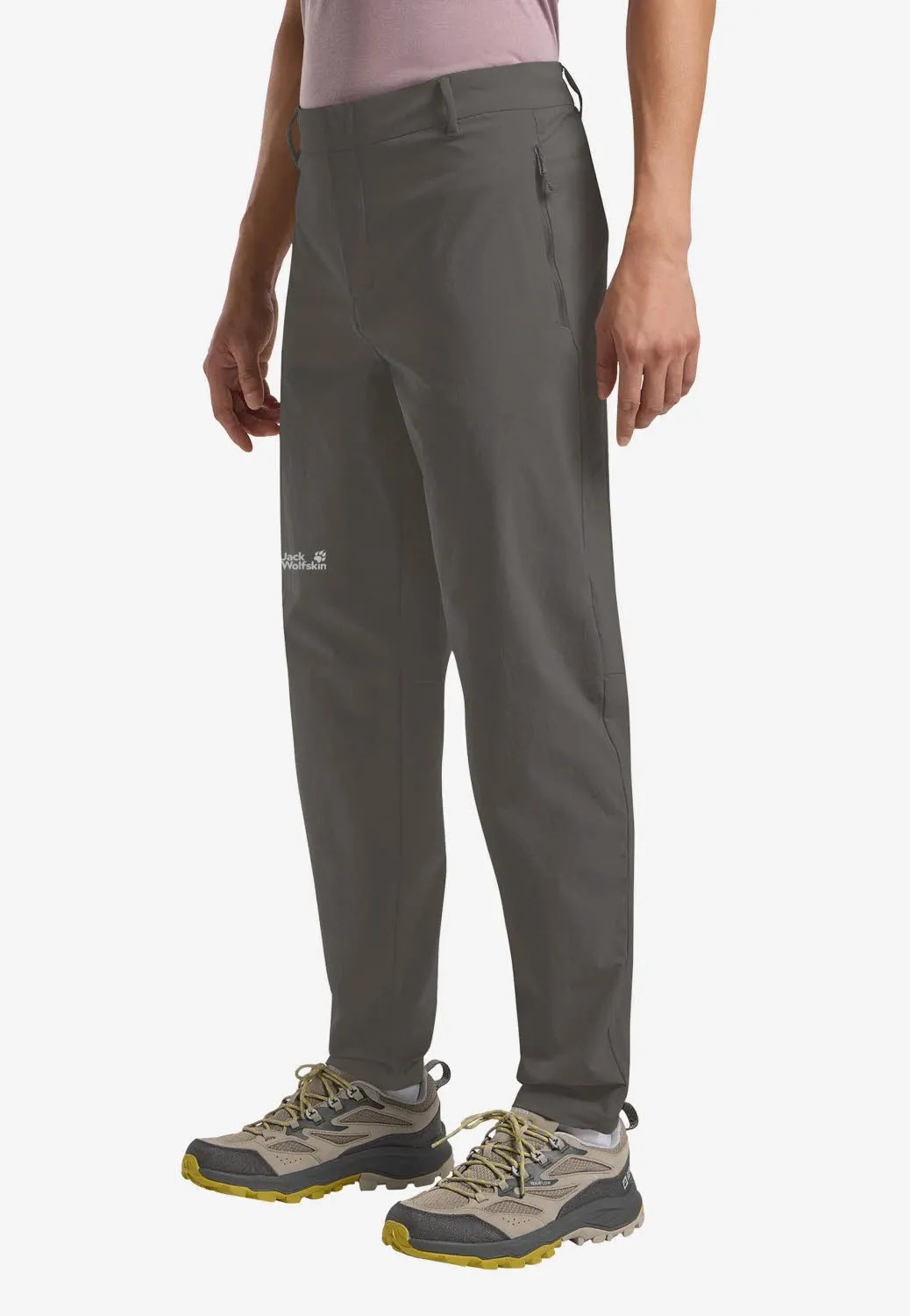 Jack Wolfskin Hikeout Pants Herren Wanderhose Trekkinghose grau
