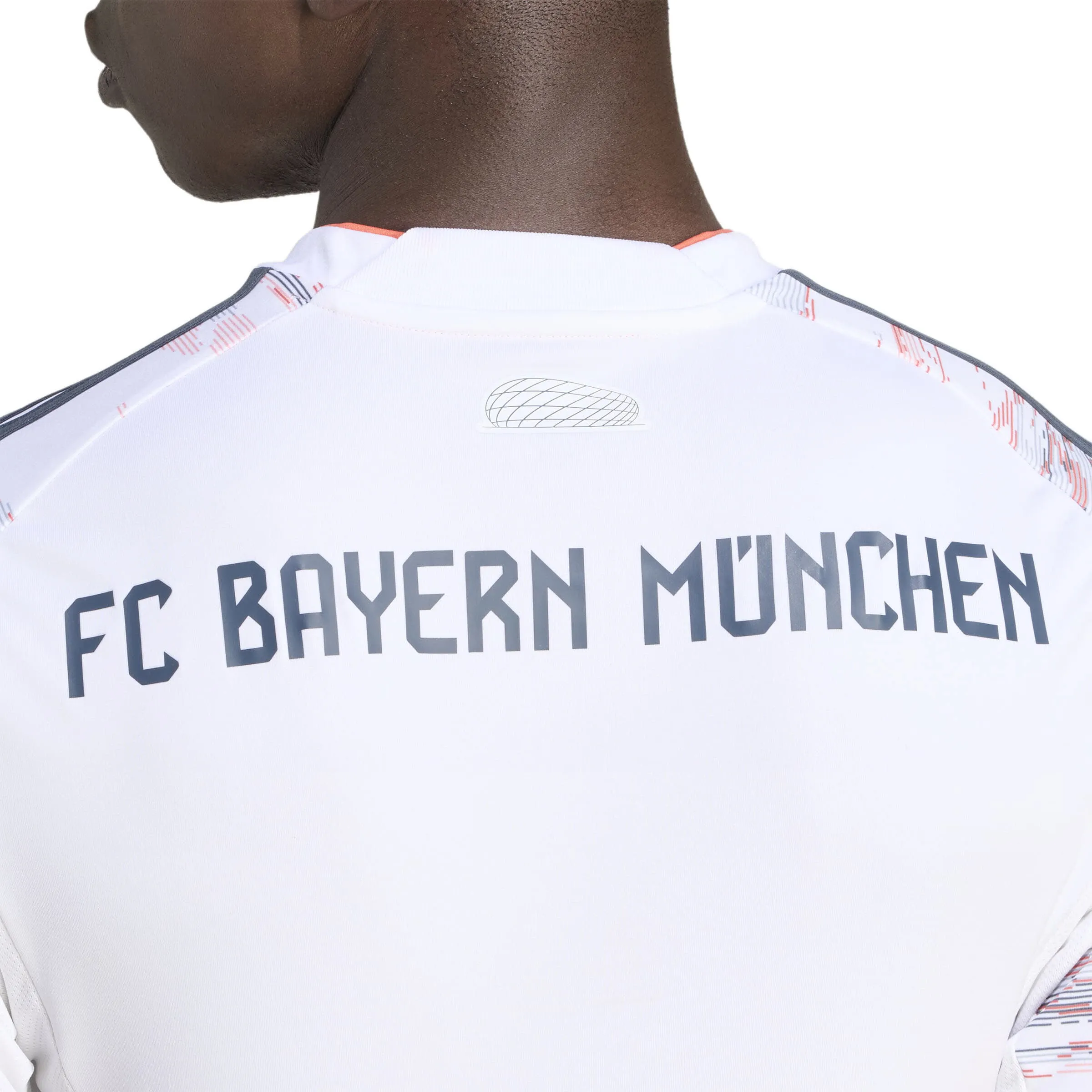 adidas FC Bayern München 25/26 Auswärtstrikot Herren Fußballtrikot weiß