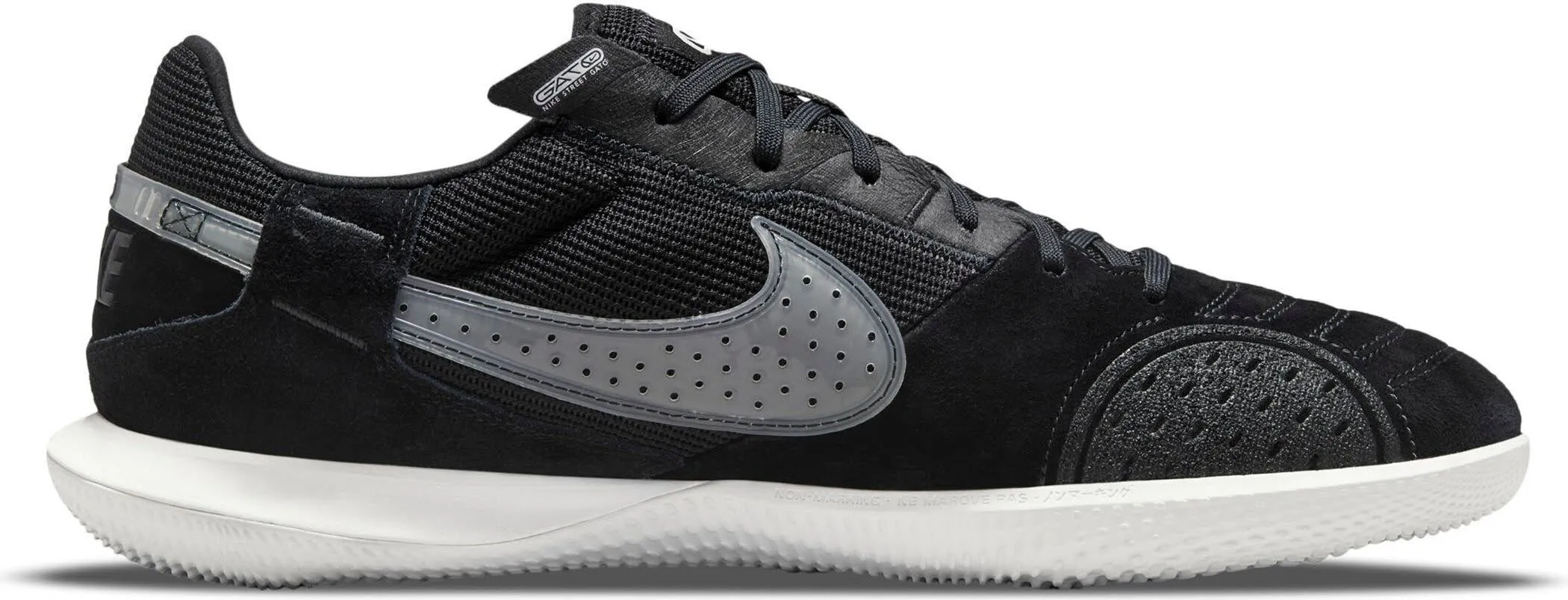NIKE STREETGATO SOCCER SHOES Herren Fußballschuhe Hallenschuhe schwarz NEU