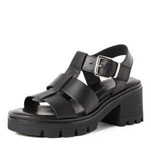 Tamaris Ledersandalette Damen schwarz