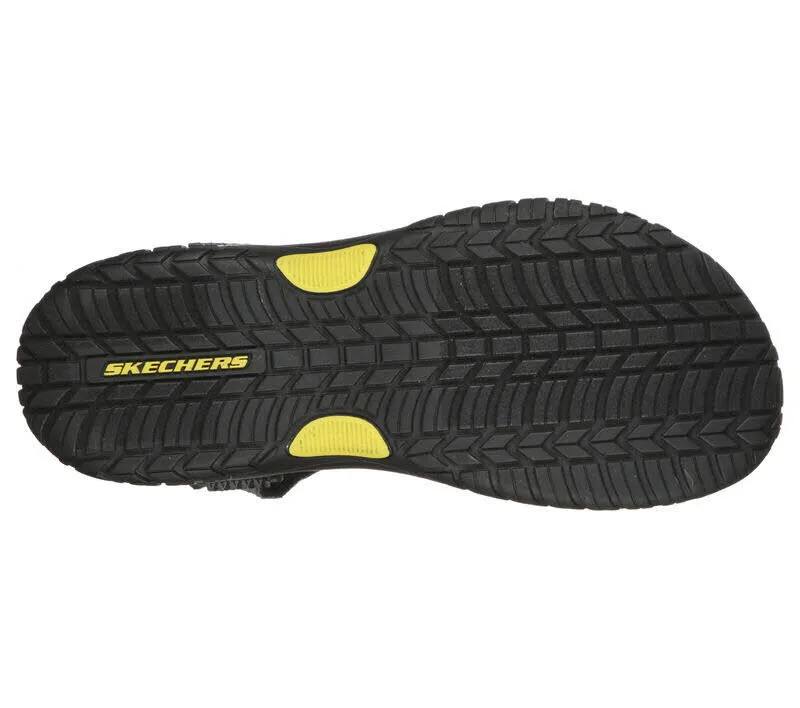 Skechers LOMELL - RIP TIDE Herren Sandale schwarz