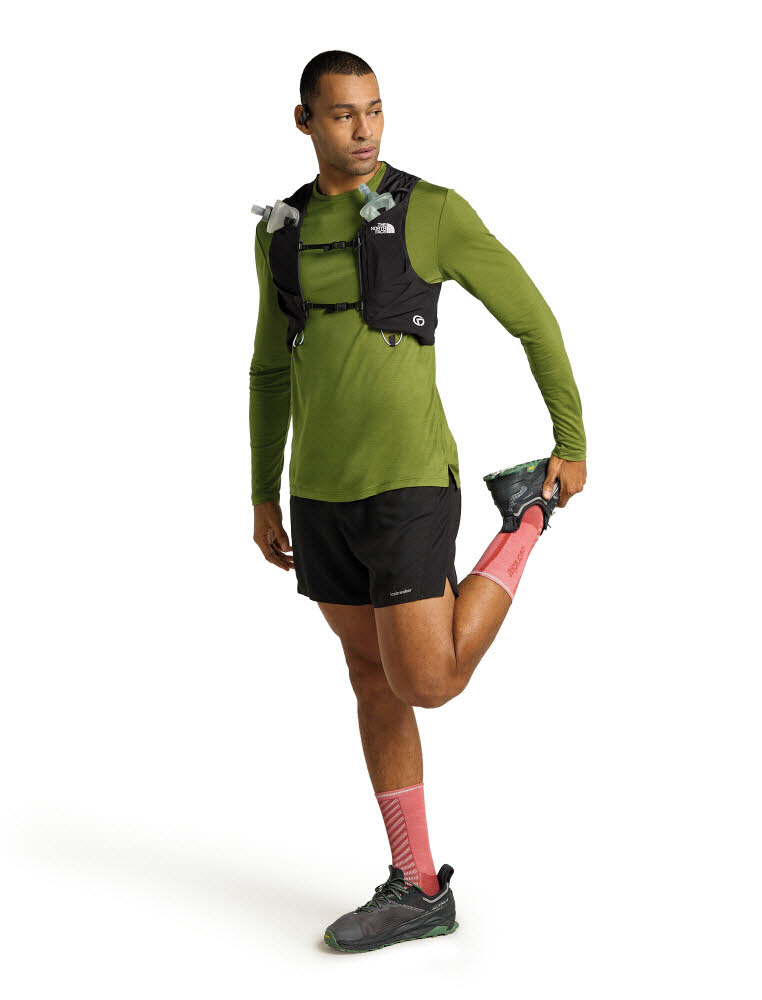 Icebreaker 125 Cool-Lite™ Merino Blend Sphere Langarmshirt Herren grün