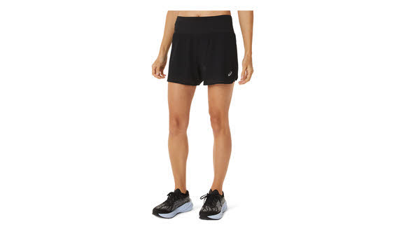 Asics VENTILATE 2-N-1 3.5 IN SHORT Laufshorts Sportshorts Damen schwarz NEU