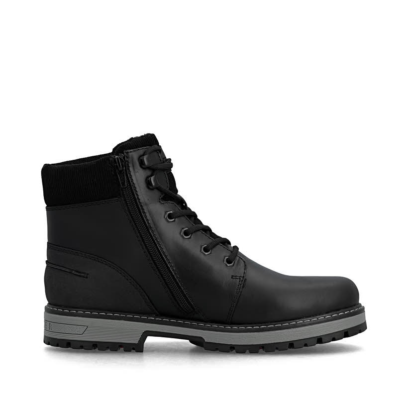Rieker Schnürstiefel Herren schwarz
