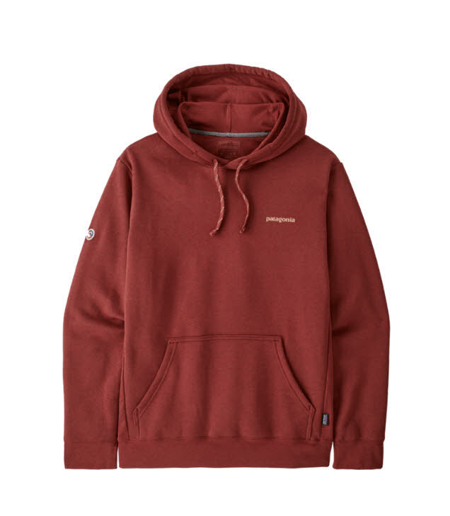 Patagonia Fitz Roy Icon Uprisal Hoody Kapuzenpullover Herren rot