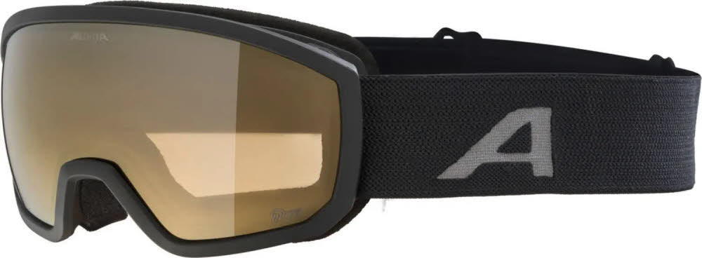 Alpina SCARABEO JR. Q-LITE Kinder Skibrille Snowboardbrille black matt
