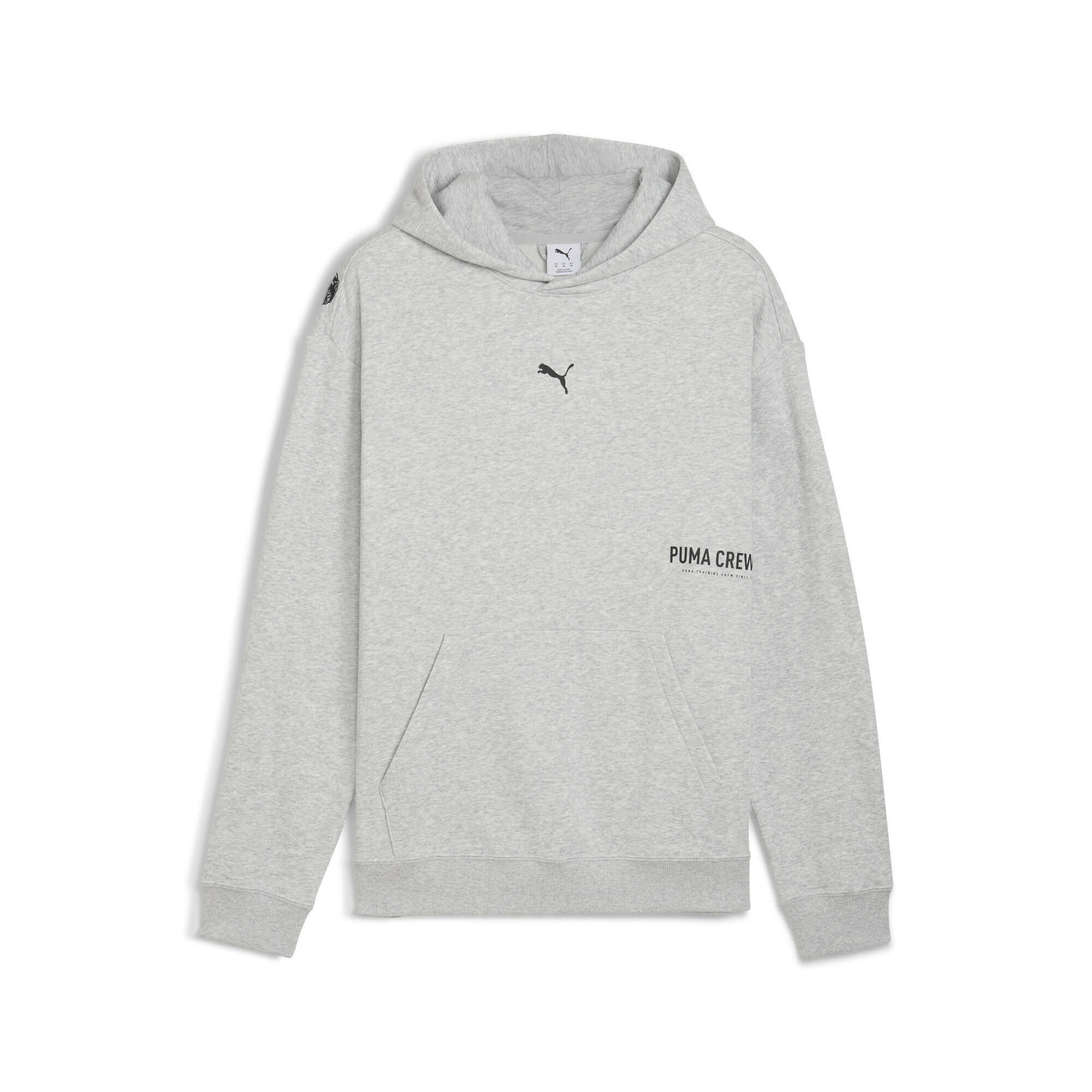 Puma GRAPHIC FRENCH TERRY HOODIE Herren Hoodie grau