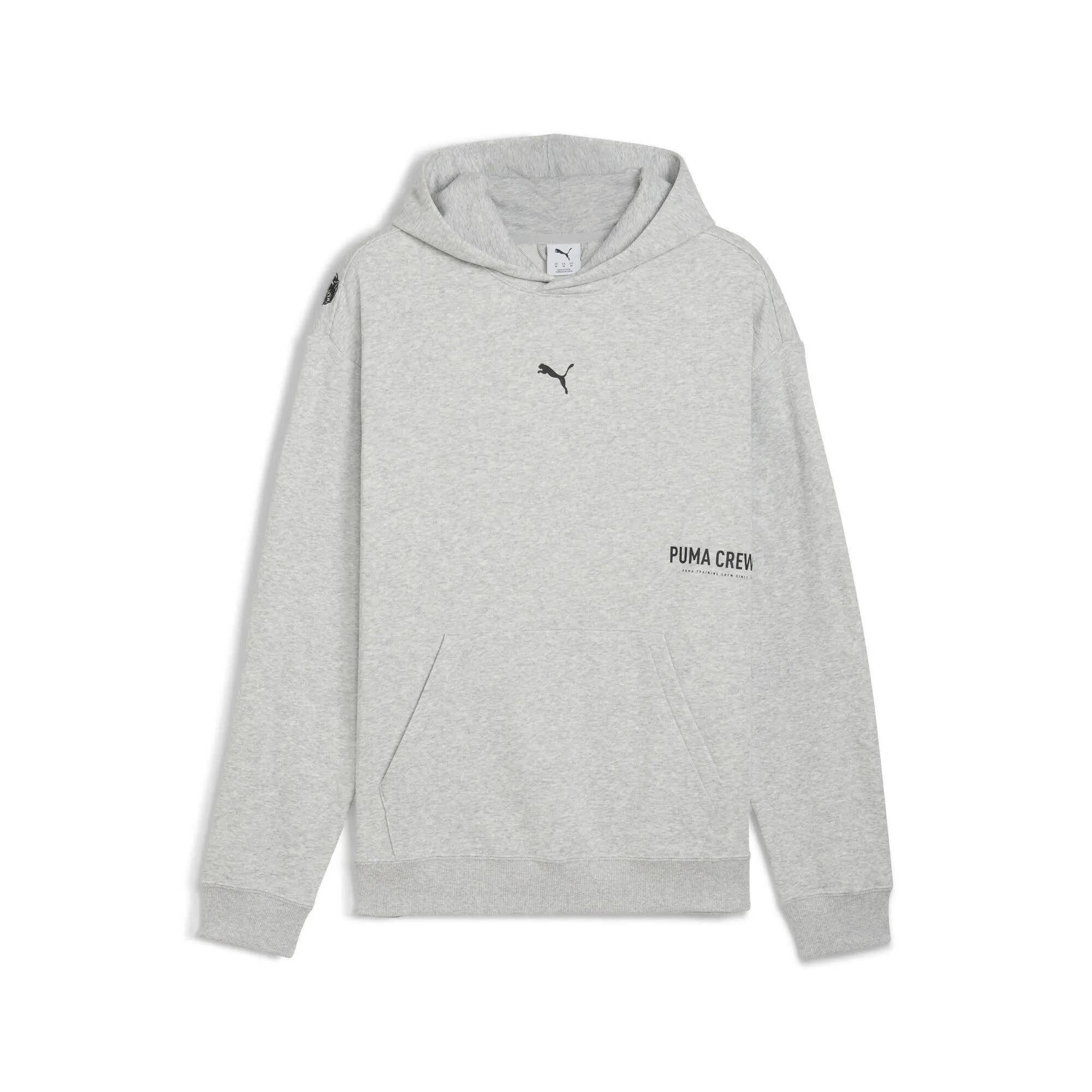 Puma GRAPHIC FRENCH TERRY HOODIE Herren Hoodie grau