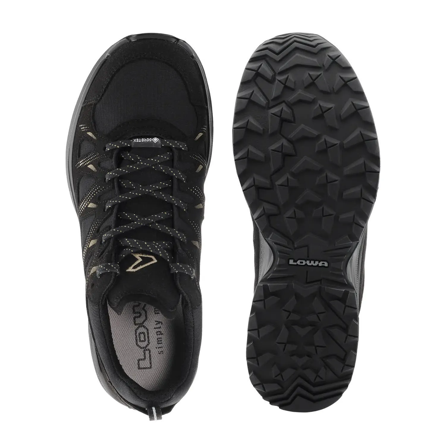 LOWA® INNOX EVO II GTX Ws Damen Wanderschuhe Trekkingschuhe Low schwarz