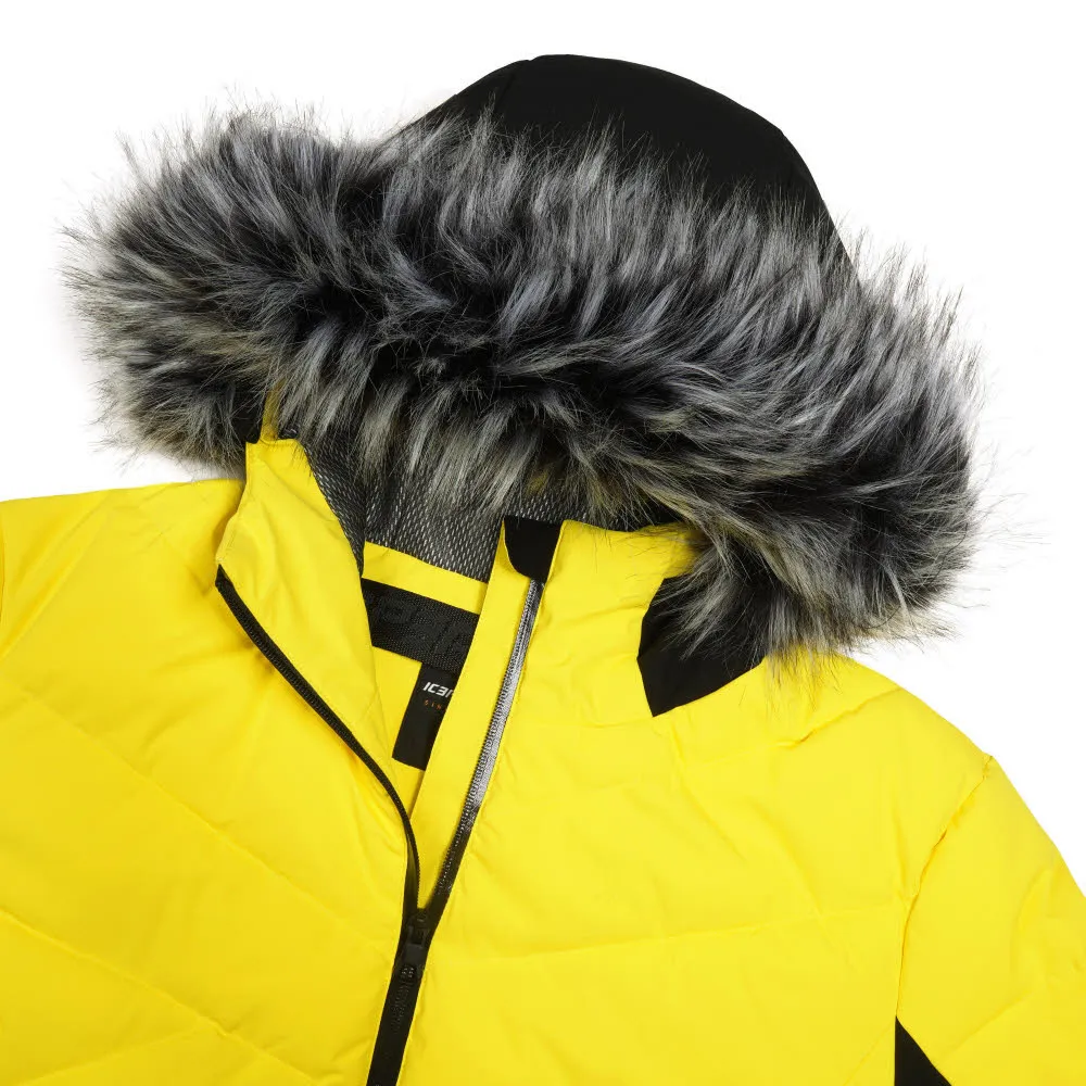 ICEPEAK EVELETH Damen Skijacke Winterjacke gelb