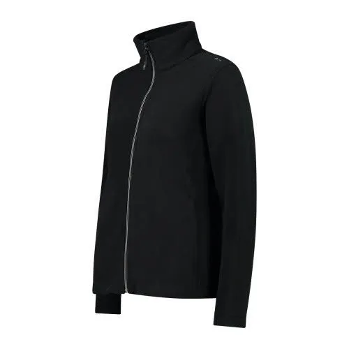 CMP Damen Schwergewicht Arctic Fleece Fleece mit durchgehendem Reißverschluss Schwarz