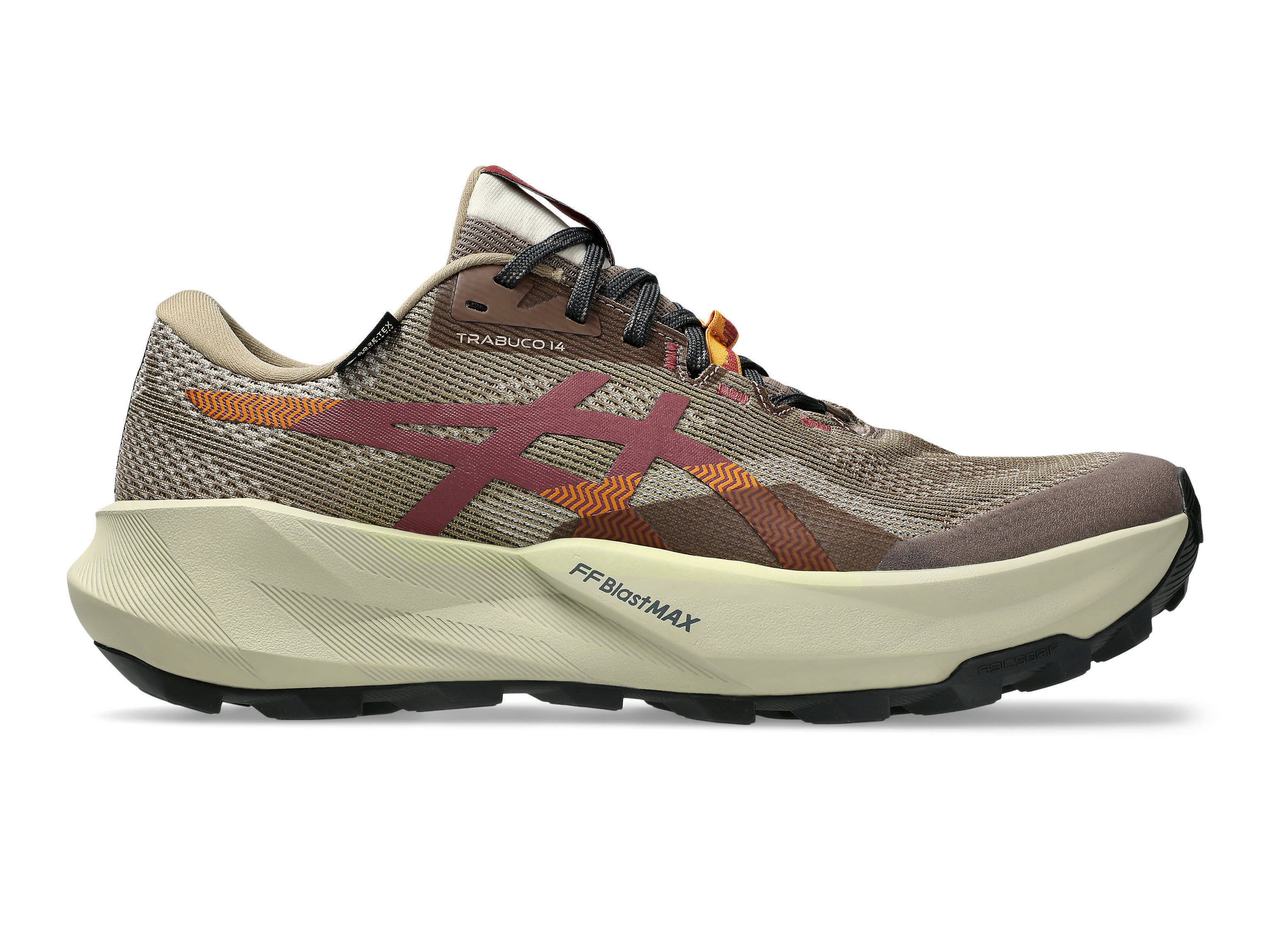 ASICS TRABUCO 14 GTX Laufschuh Joggingschuh Herren beige