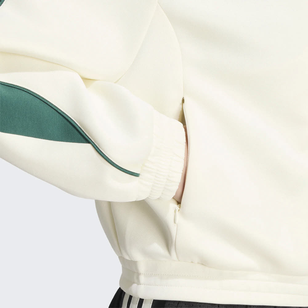 adidas STADIUM TRACK TOP Damen Sweatjacke Trainingsjacke ivory