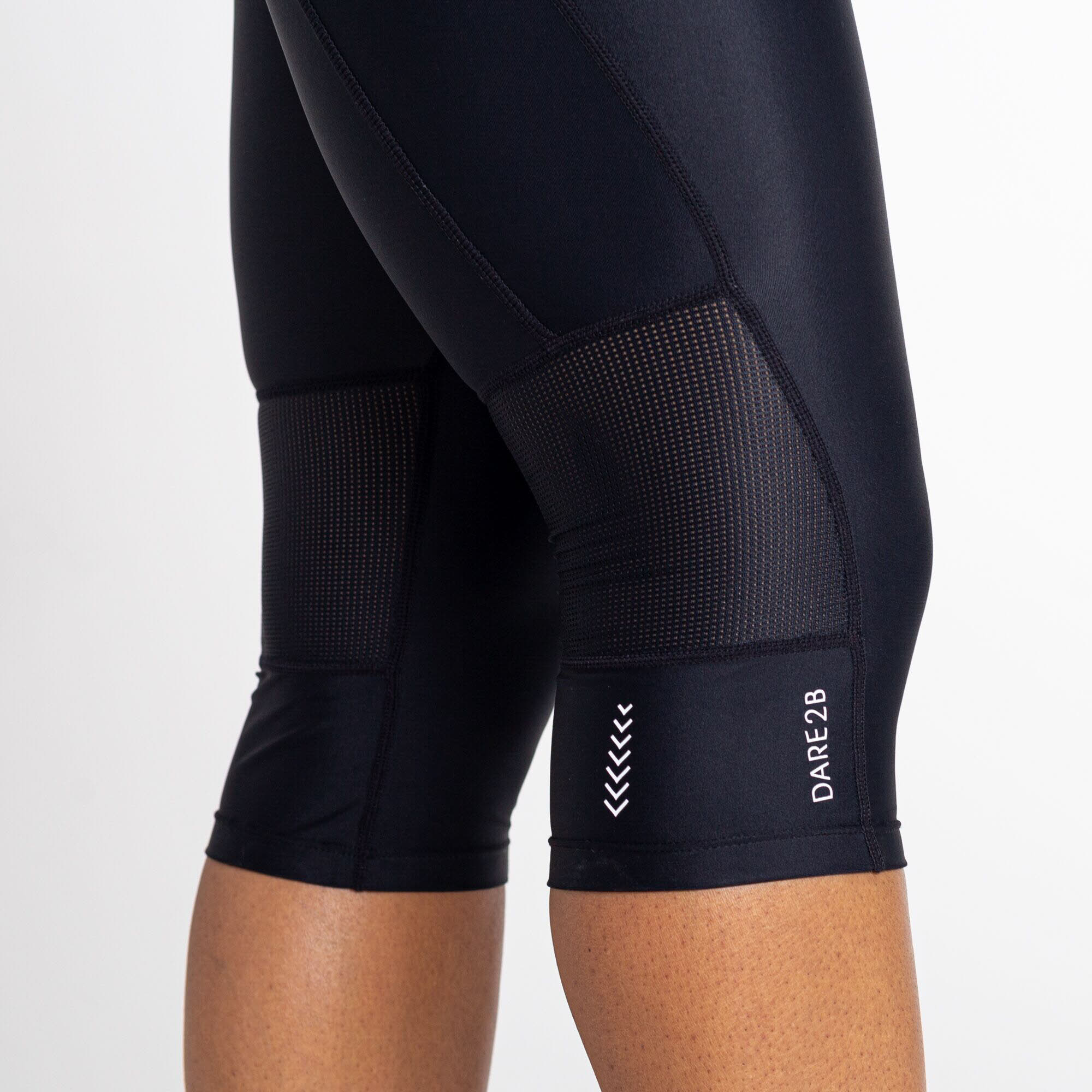DARE2B Worldly Capri 3/4 Hose Fahrradleggings Radsport Damen schwarz NEU