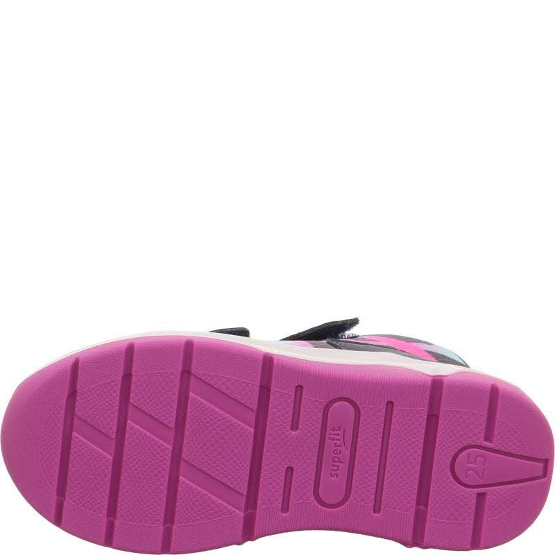 Superfit COOPER Mädchen Sneaker Low Outdoorschuhe blau/lila