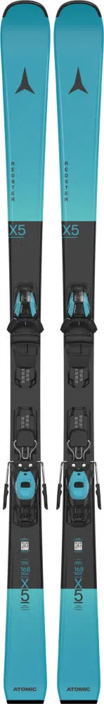 Atomic REDSTER X5 TEAL + M 10 GW Sportcarver Ski Fortgeschrittene 25/26 blau