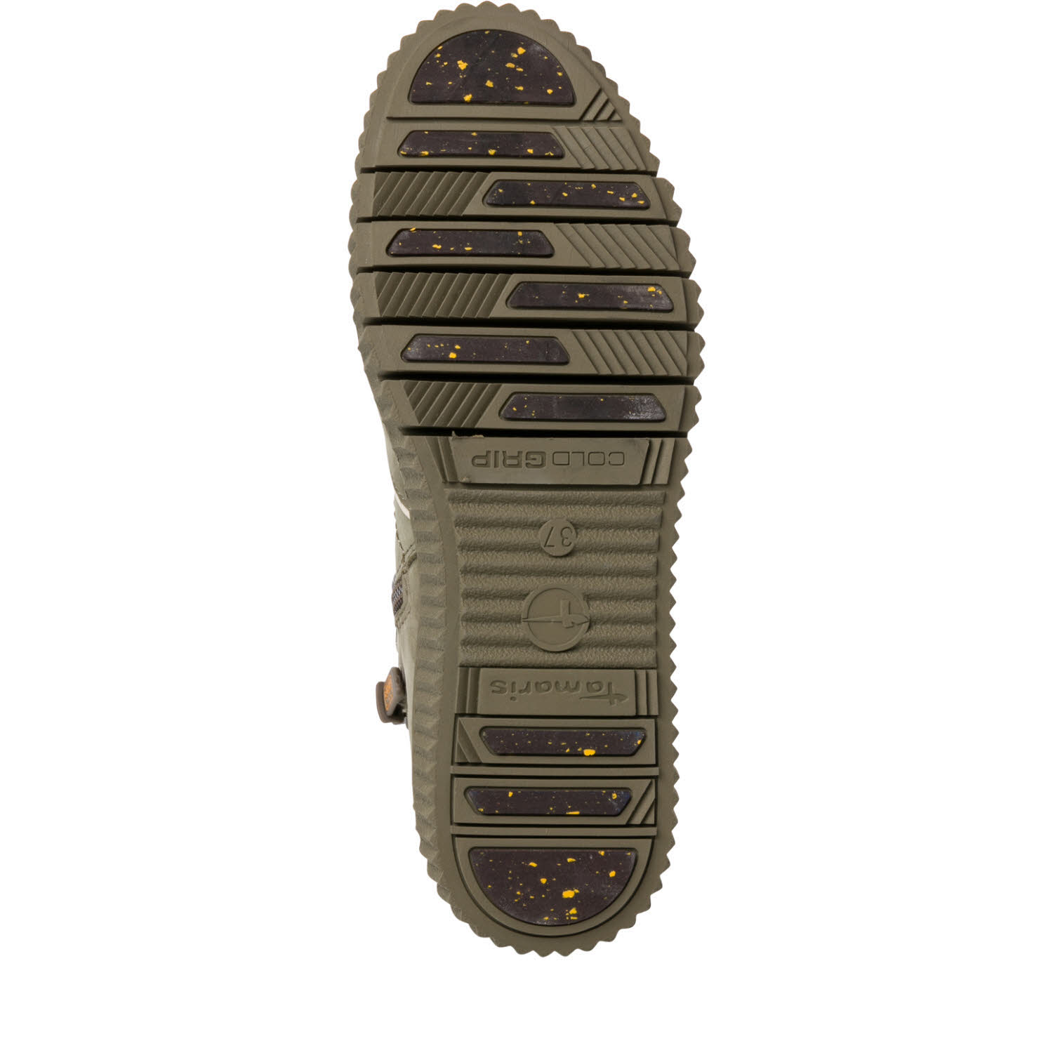 Tamaris Stiefelette gefüttert Schnürer Boots Modeschuhe Damen khaki grün NEU