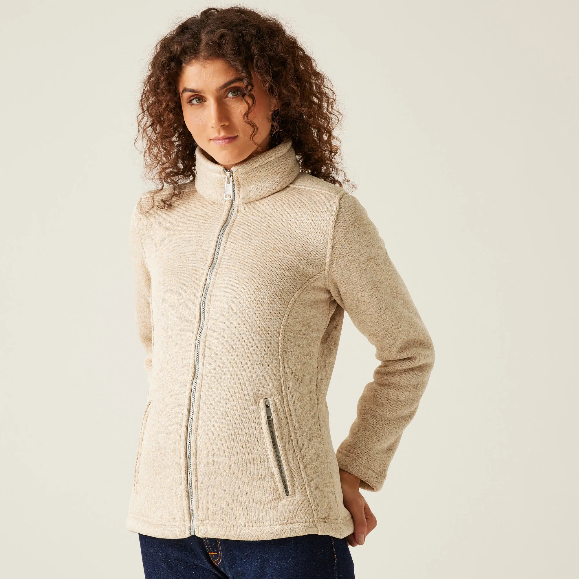 Regatta Razia II Bonded Fleece Fleecejacke Damen beige