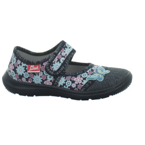 Beck Beauty Mädchen Hausschuhe blau