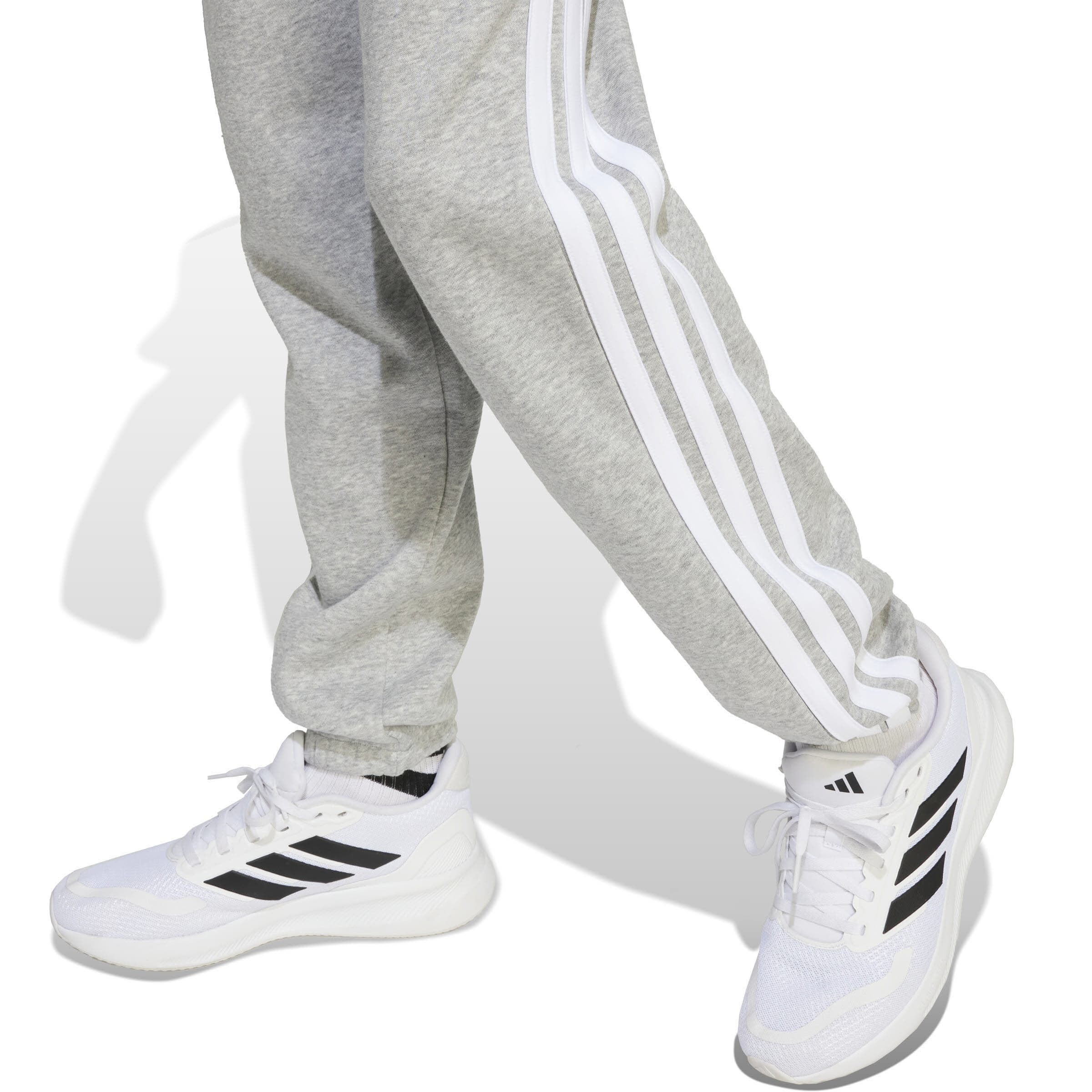 adidas Essentials Kinder Jogginghose grau/weiß