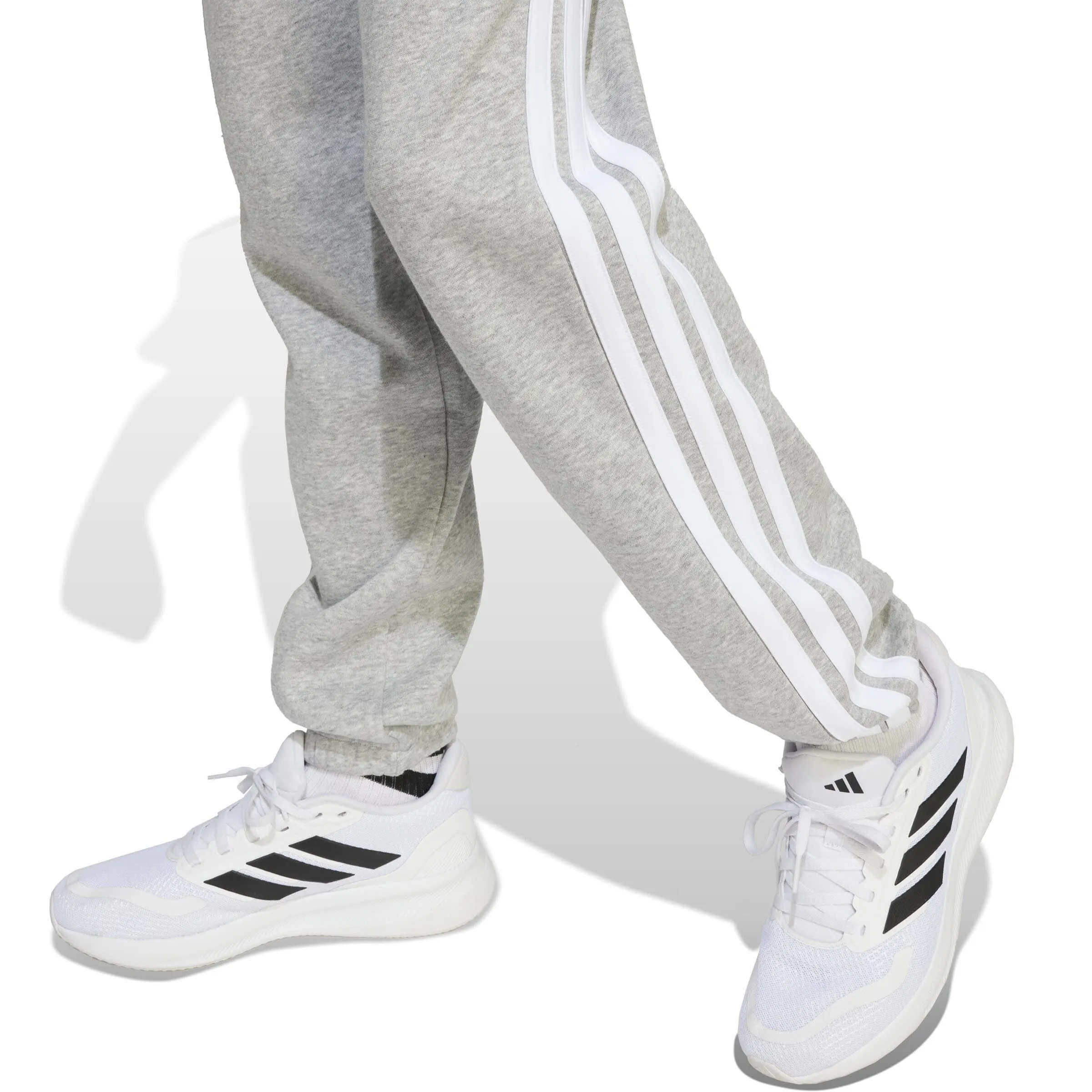 adidas Essentials Kinder Jogginghose grau/weiß