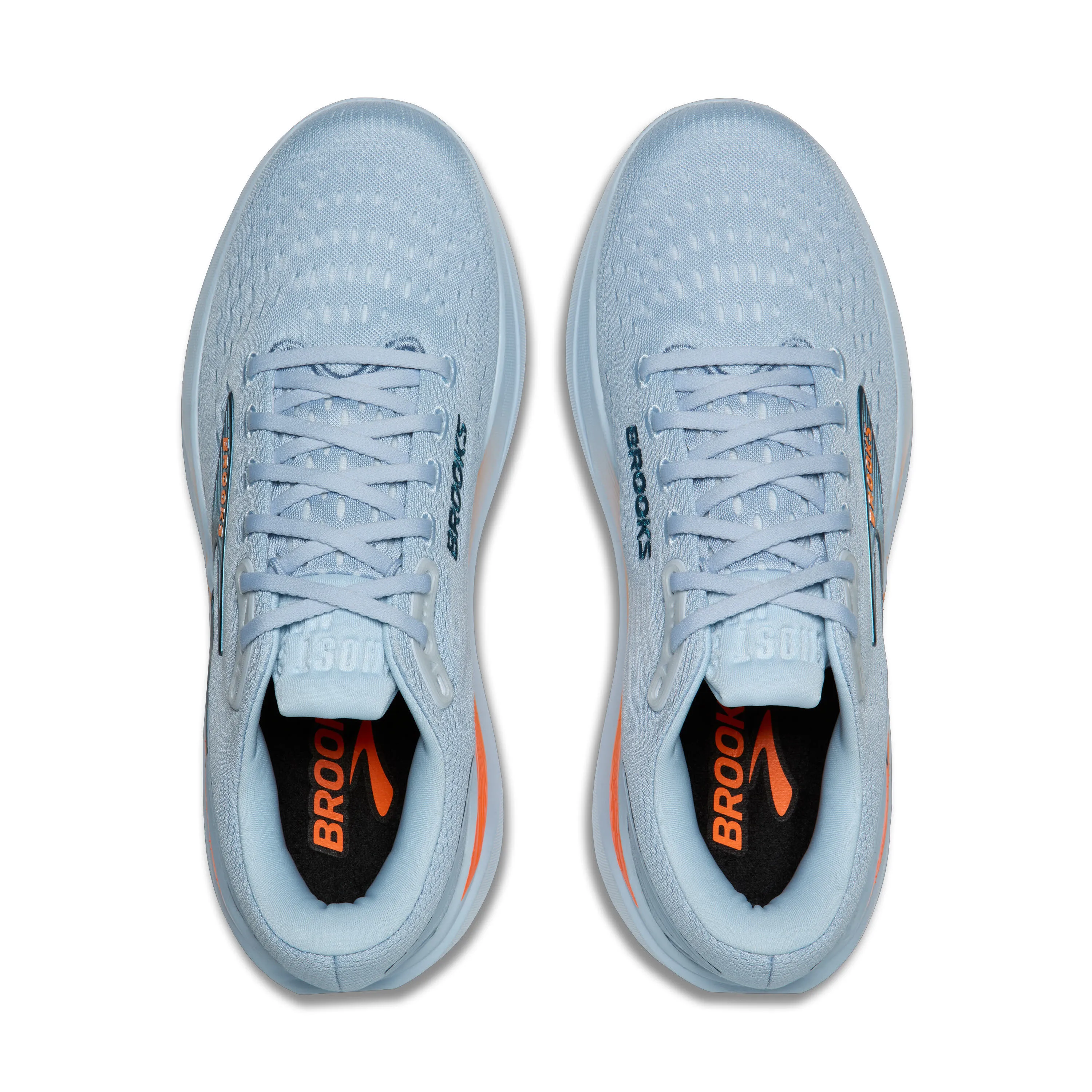 Brooks Ghost Max 3 Laufschuhe Joggingschuhe Herren weiß/orange