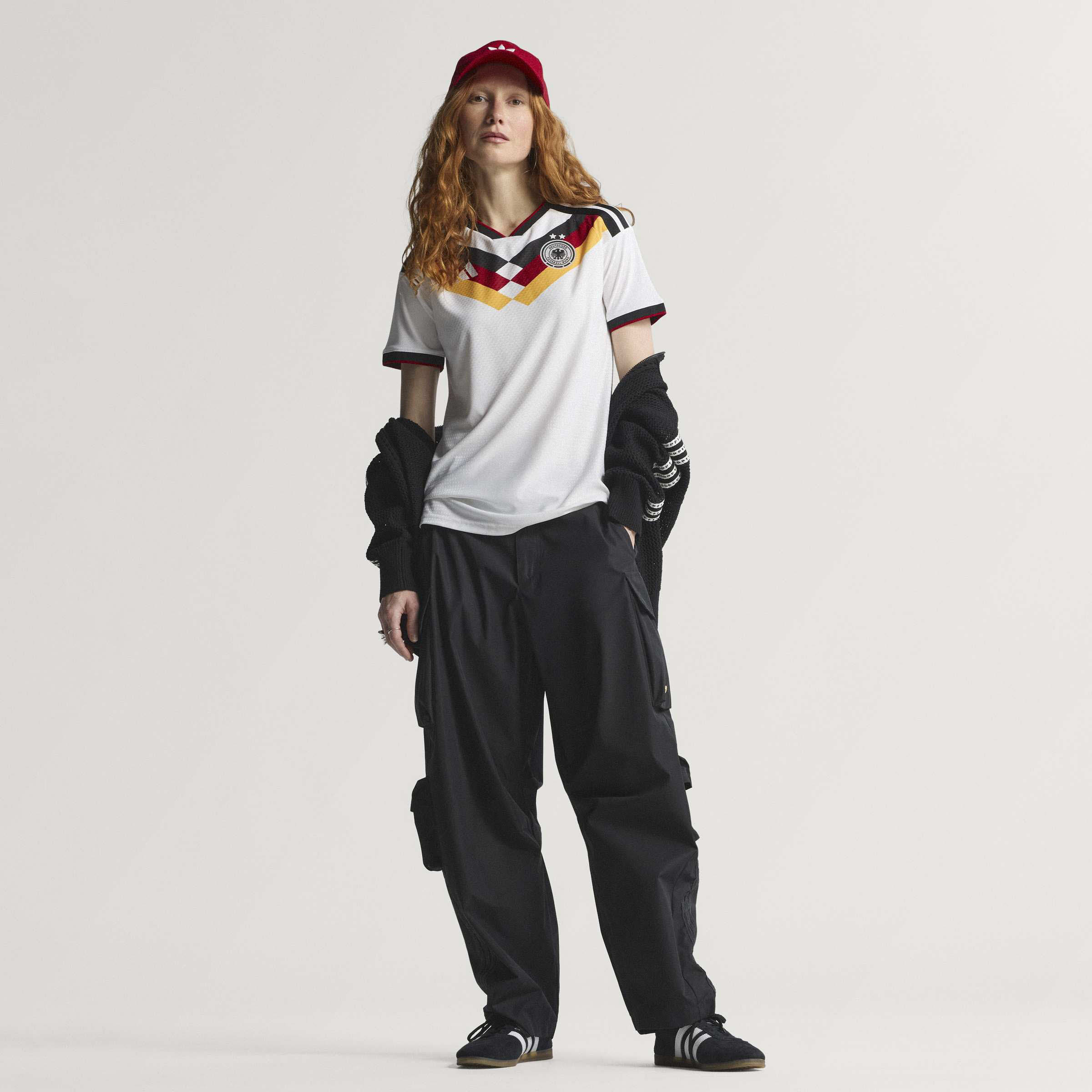 adidas DFB Authentic Jersey Damen Heimtrikot WM 2026 weiß