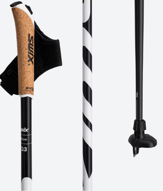 Swix Q3 Langlaufstock schwarz