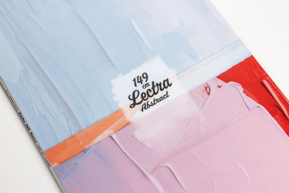 NITRO Lectra Abstract Damen Snowboard weiß/orange