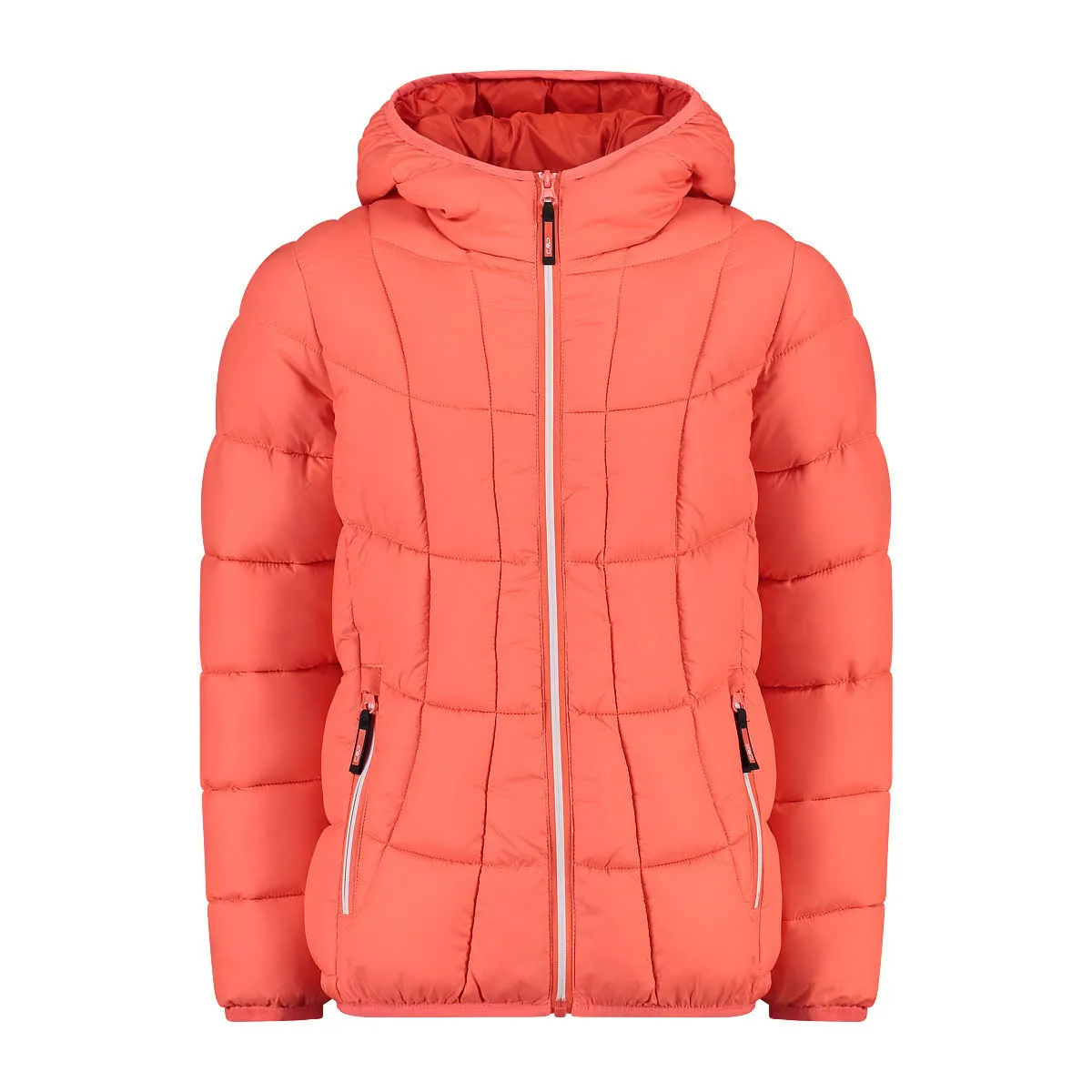 CMP Kinder Jacke Daunenjacke Kapuzenjacke Mädchen orange