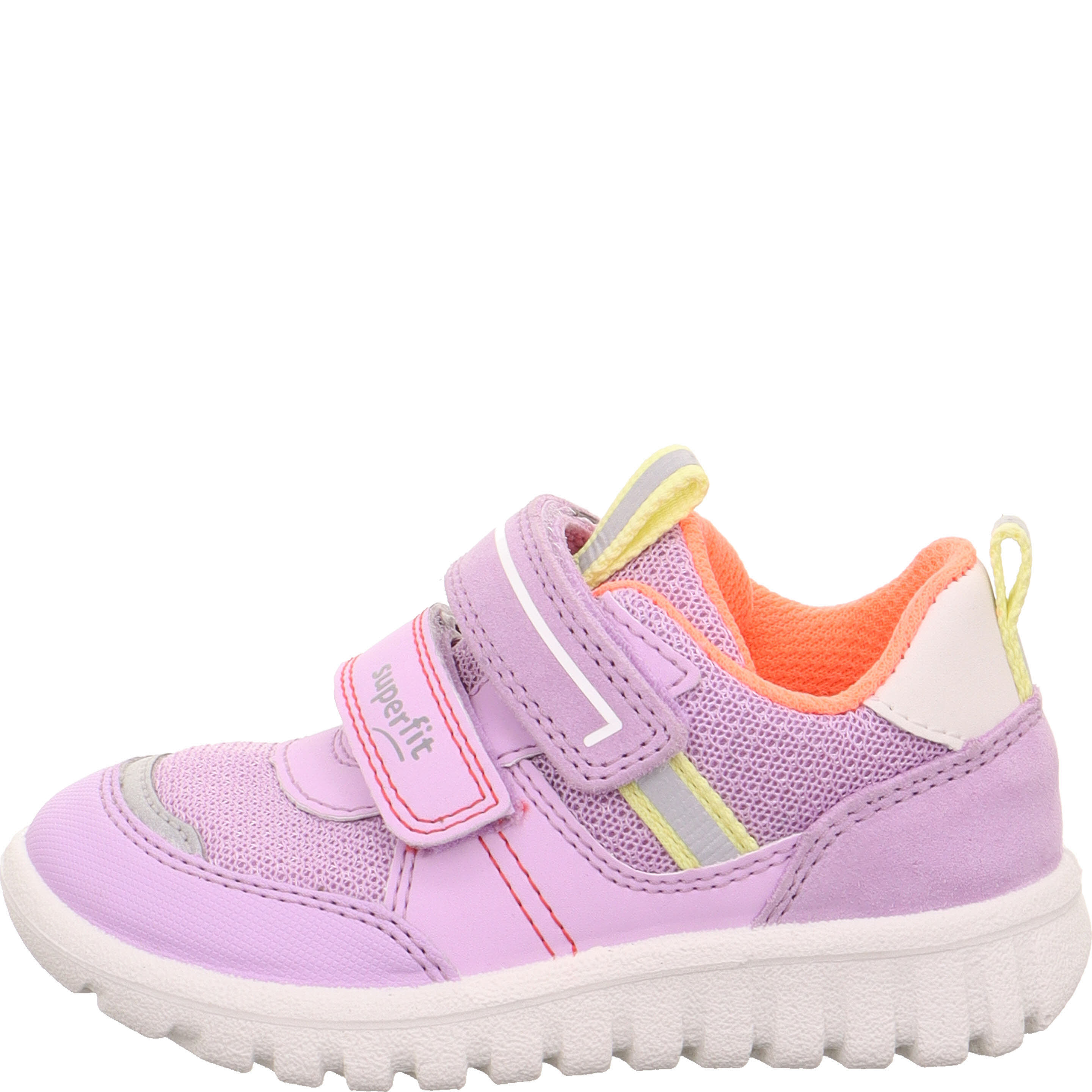 Superfit SPORT7 MINI - Lila/Orange Sneaker Slipper Kinder