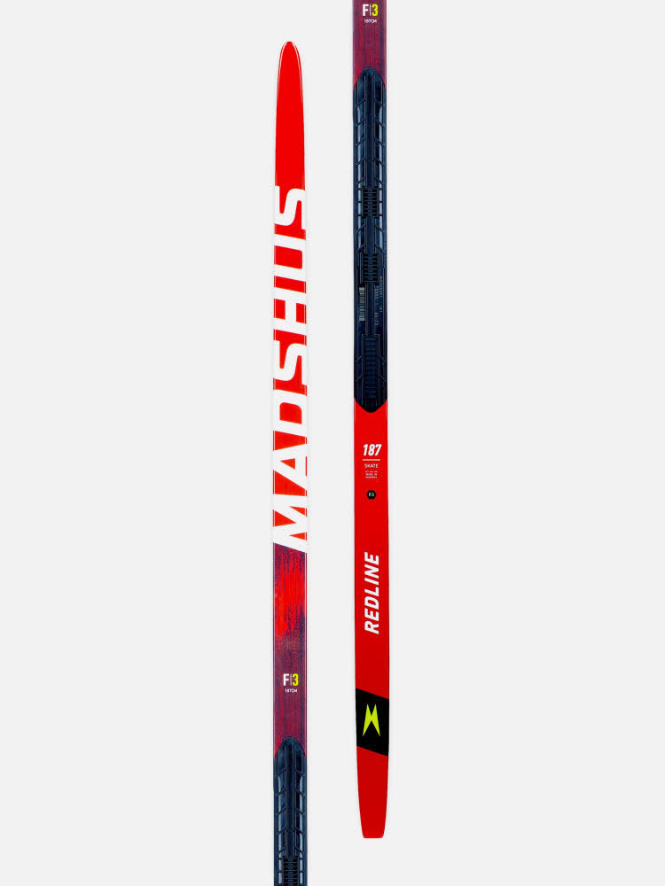 Madshus REDLINE SKATE F3 Skatingski ohne Bindung rot
