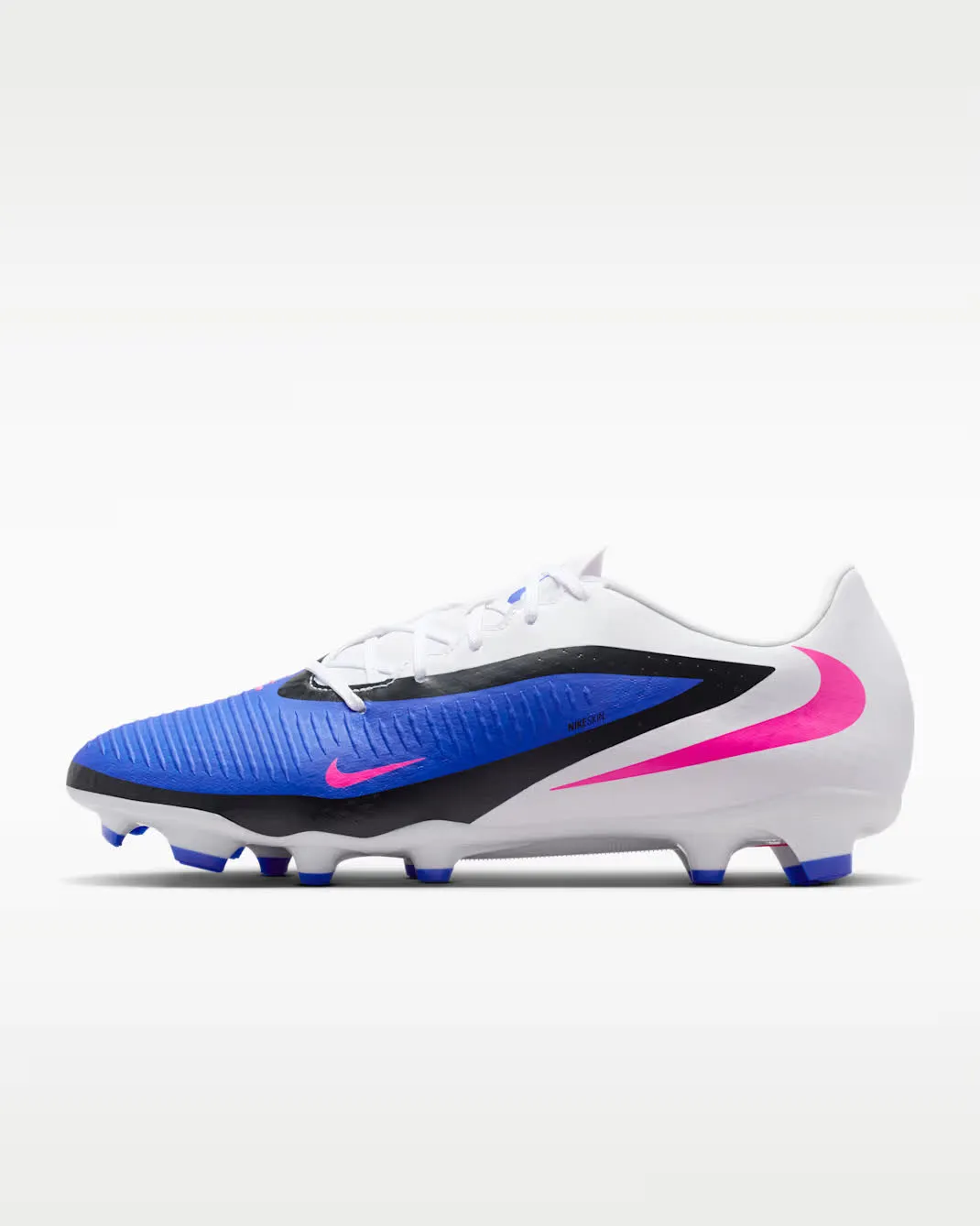 Nike Phantom 6 Low Academy Unisex Fußballschuhe Stollenschuhe weiß/blau