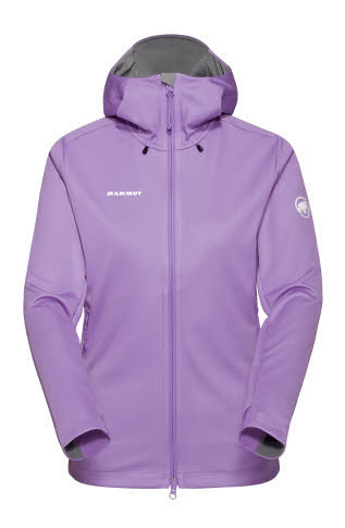 Mammut Ultimate VII SO Hooded Jacket Softshelljacke Damen lila