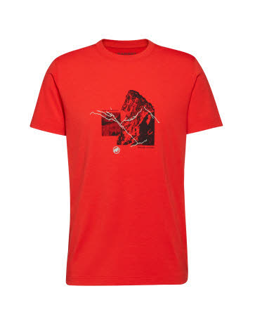 Mammut Mountain T-Shirt Men 4208m Wander-T-Shirt Herren rot