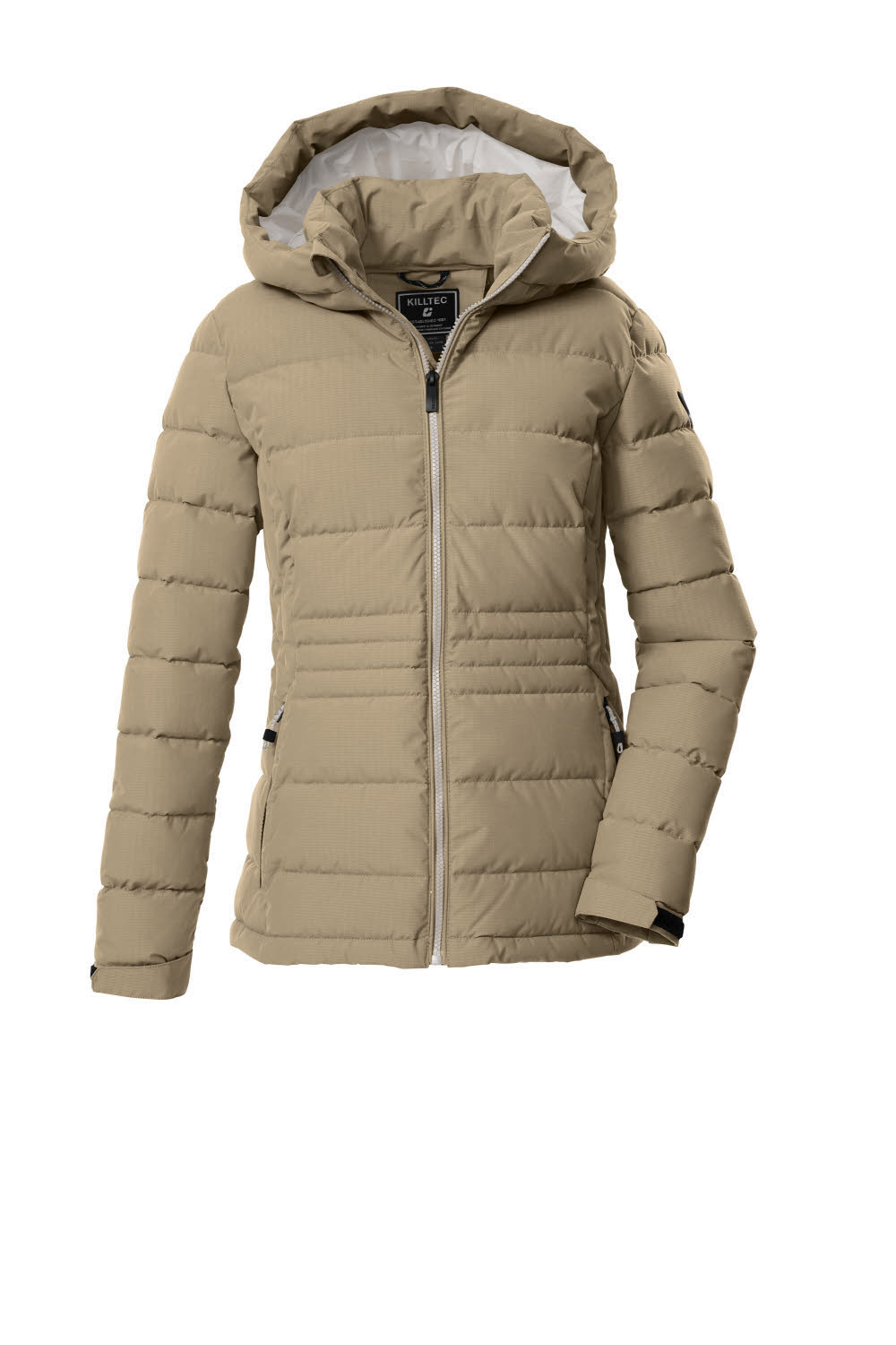 KILLTEC KOW 10 WMN QLTD JCKT Damen Freizeitjacke Damen Steppjacke braun/sand