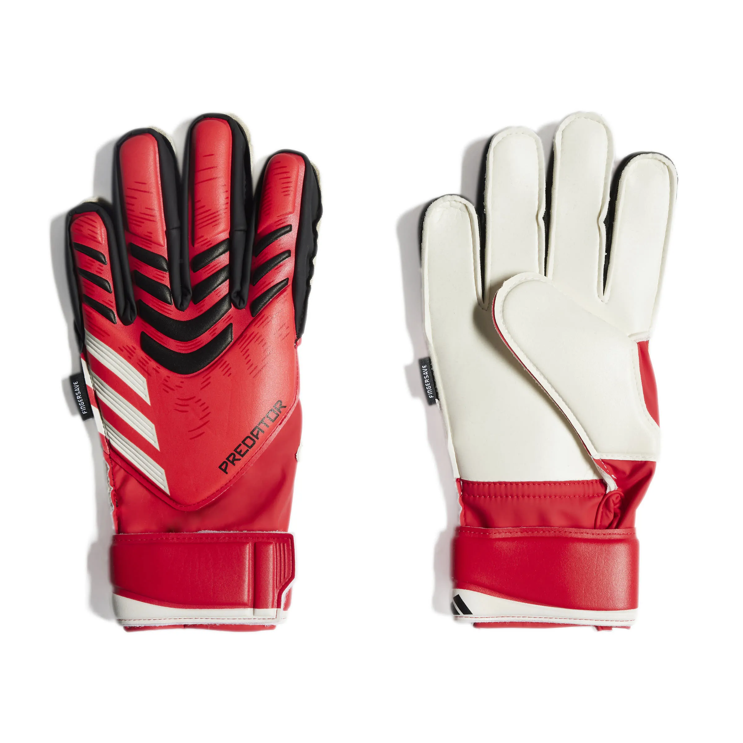 adidas Predator Match Kids Fingersave Torwarthandschuhe rot