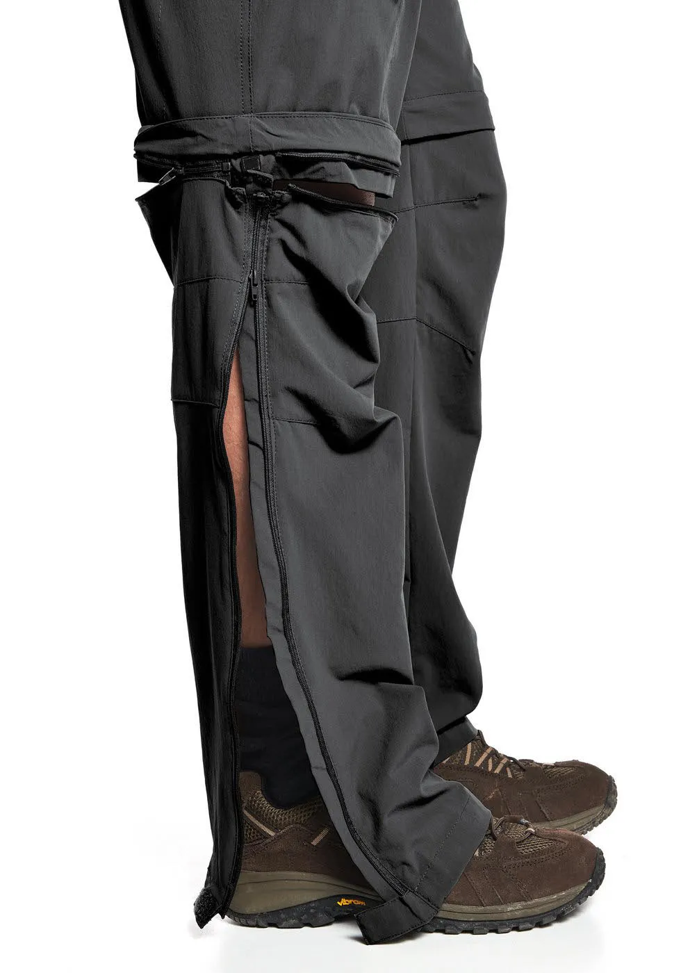 Maier Sports Tajo He-T-Zip Off Herren Wanderhose Trekkinghose schwarz
