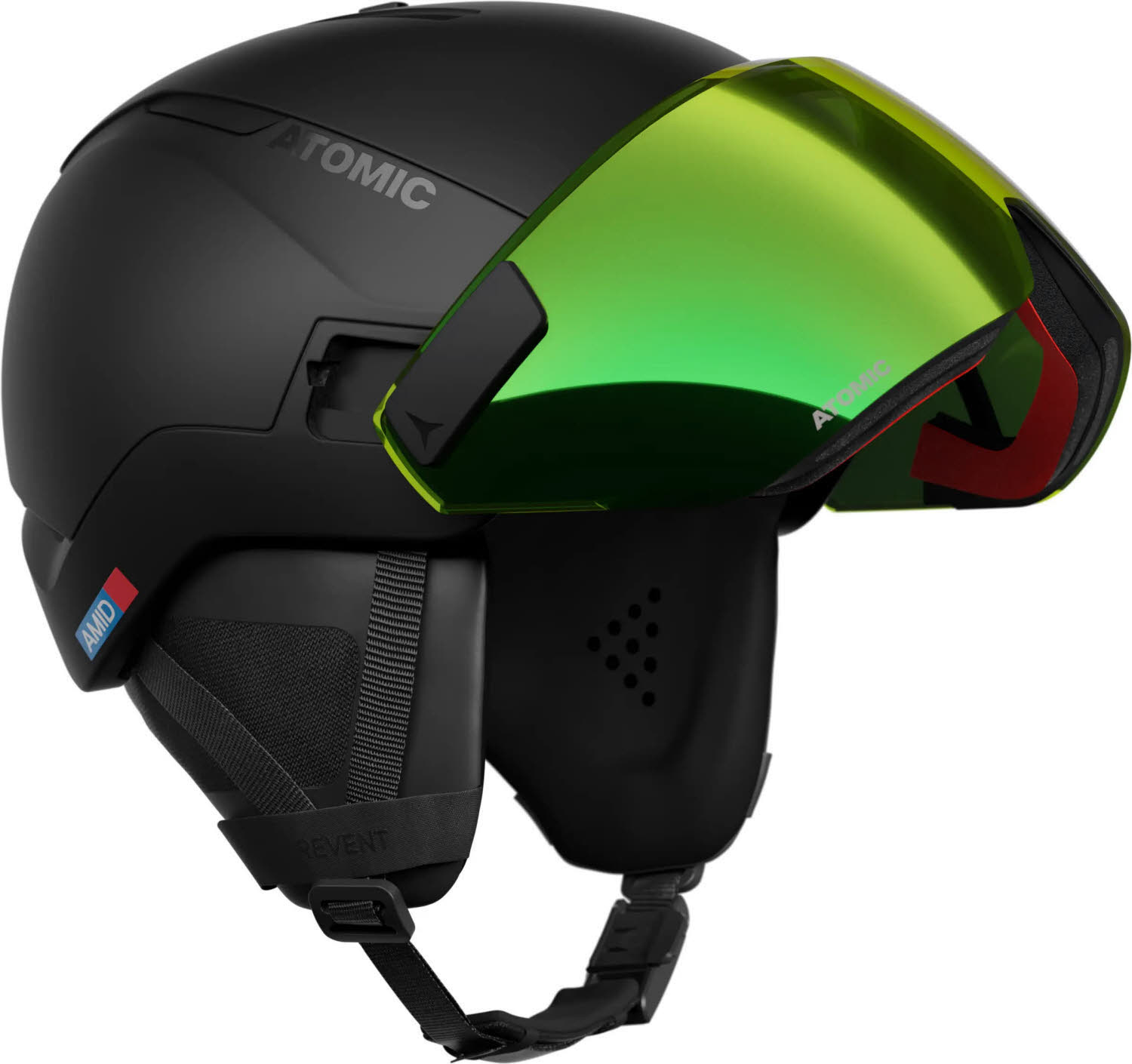 Atomic REVENT GT AMID VISOR HD PHOTO Unisex Skihelm Visierhelm schwarz