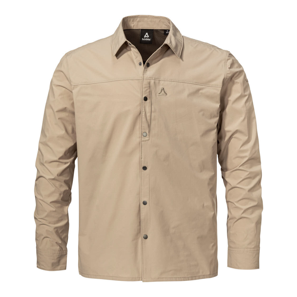 Schöffel Trekking Shirt Style Maghera Herren Funktionshemd Wanderhemd beige