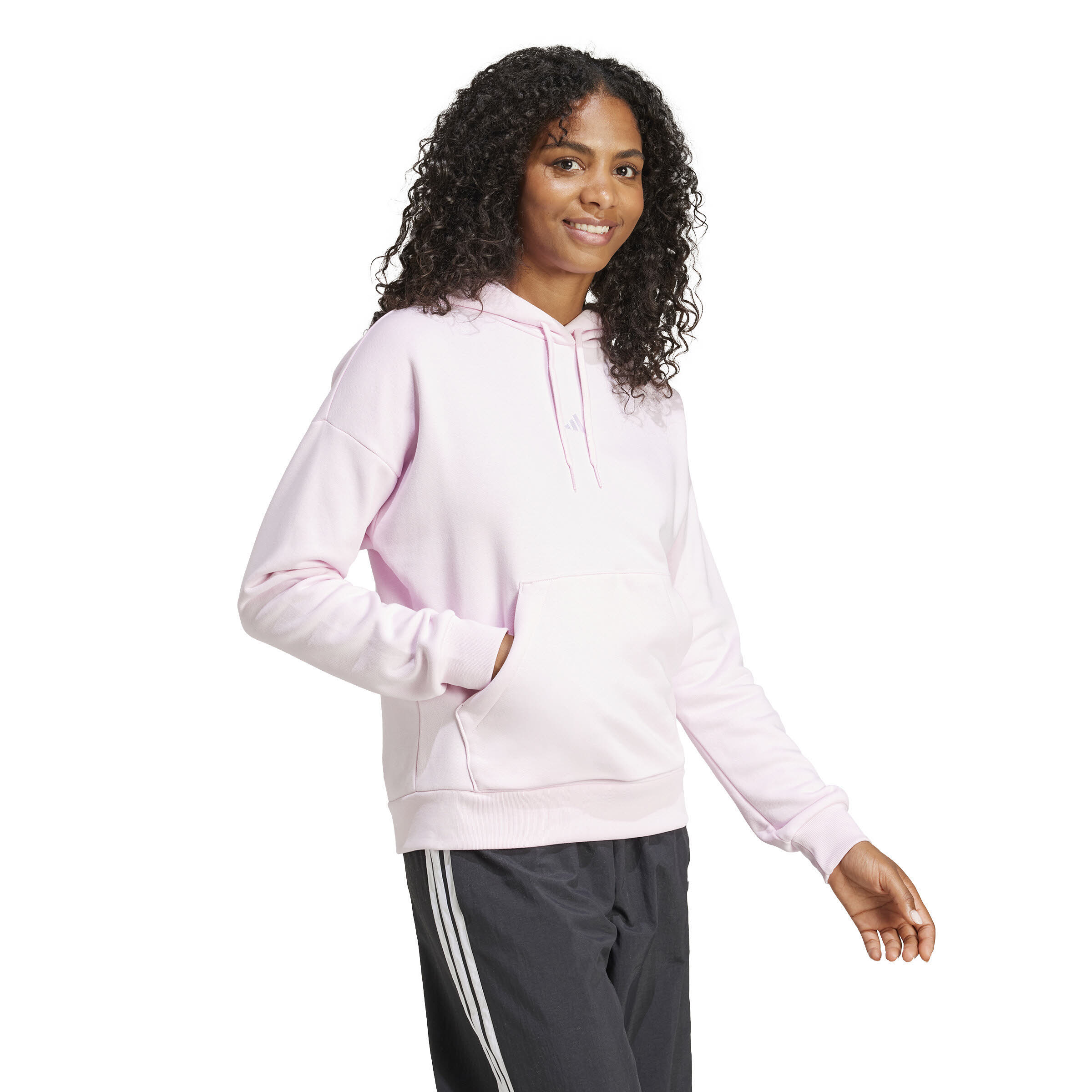 adidas W SL FC HD Damen Hoodie rosa