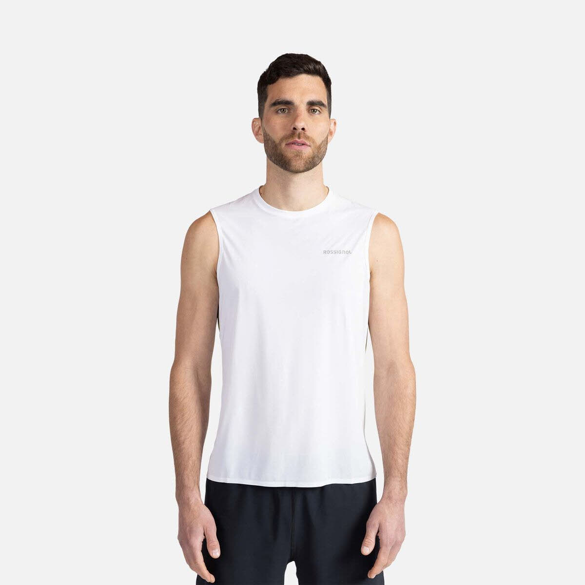 Rossignol Sapa Trail Running Tanktop Lauftop Herren weiß gelb