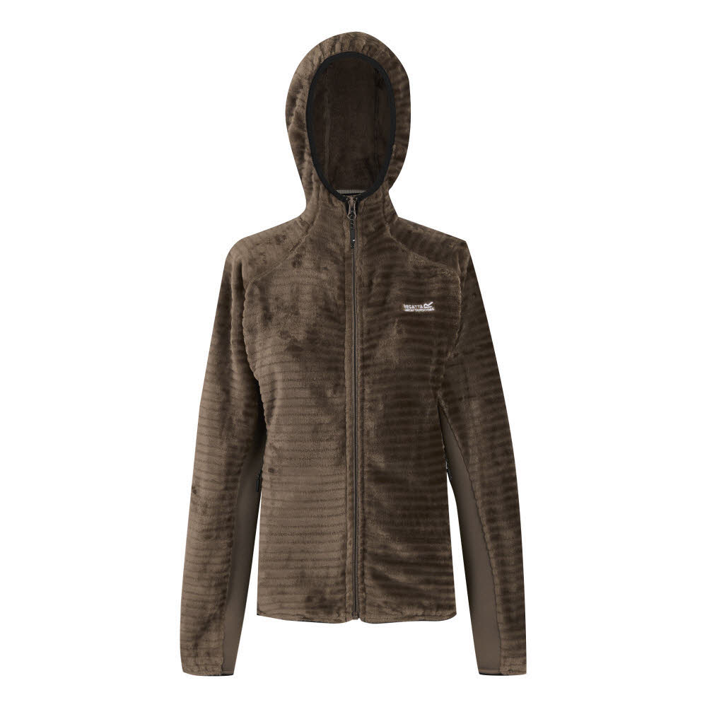 REGATTA Endra Fleecejacke Kapuzenjacke Damen braun
