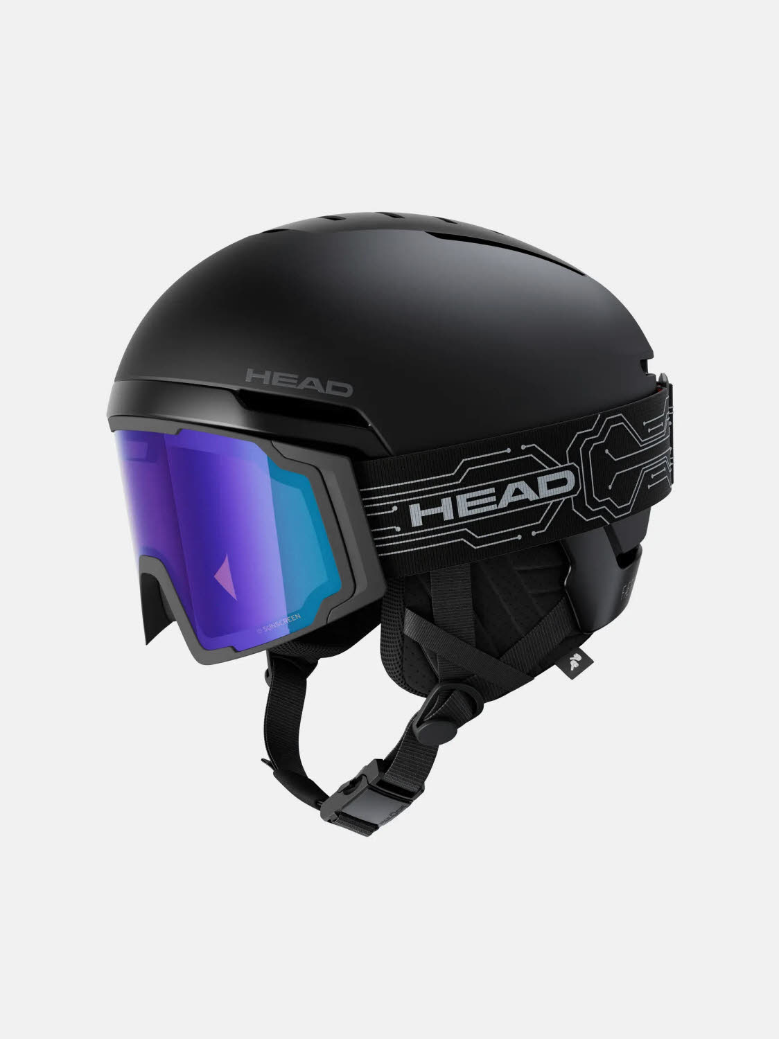 Head Neves Sunscreen Control Goggles Unisex Skibrille Snowboardbrille schwarz