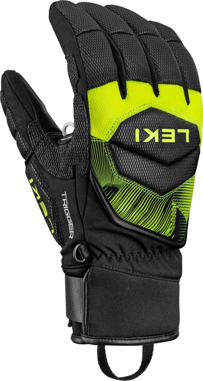 Leki WCR Core TR Unisex Skihandschuhe Fingerlinge schwarz/gelb