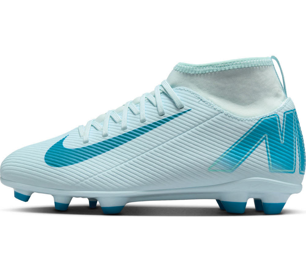 Nike Jr. Mercurial Superfly 10 Club Kinder Fußballschuhe glacier blue/black